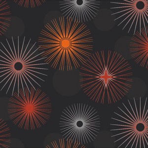 Sazzy Black and Orange Wallpaper