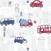 MotorMax Blue & Red Wallpaper (Kids)