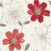 Samba Motif Coral and Red Wallpaper 5sqm