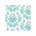 Joux Teal Damask Wallpaper 5sqm