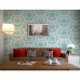 Joux Teal Damask Wallpaper 5sqm