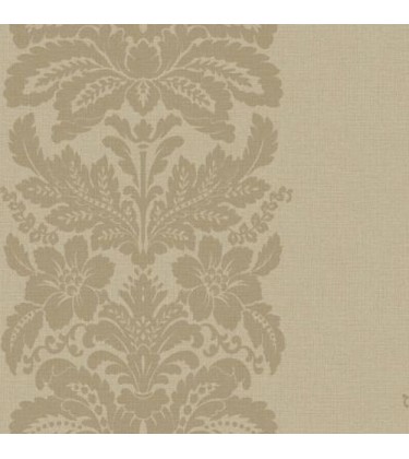 Quintz Taupe Damask Wallpaper 5sqm