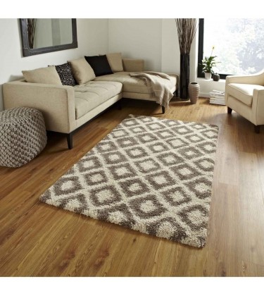 Madic Soft Shaggy Rug Beige