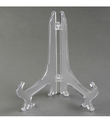 Clear Plate Stand Small