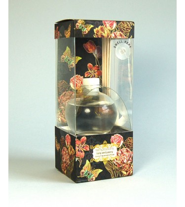 Temptations 80ml Fragranced Reed Room Diffuser Set / Air Freshener "Tulip & Peony