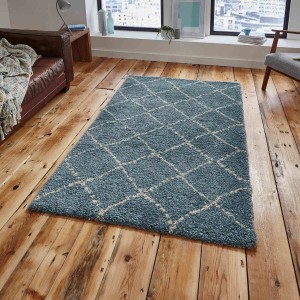 Royal Madic Teal and Champagne Rug