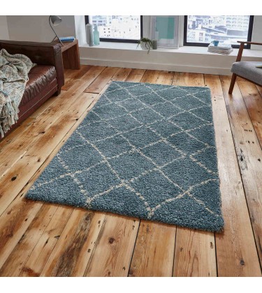 Royal Madic Teal and Champagne Rug