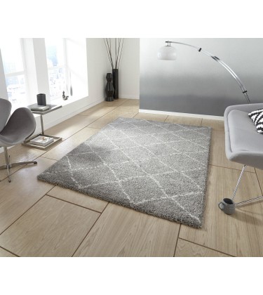 Royal Madic Grey and Cream  Rug