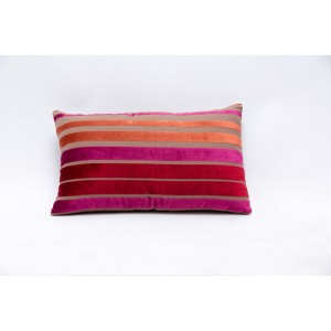 Stripe Cushion Cover Brown Cover Only