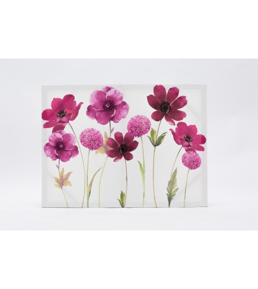 Purple Daisy Canvas Wall art