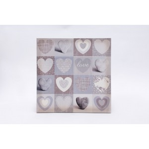 Heart and Stone Canvas Wall Art 