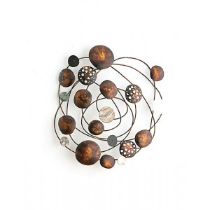 Eclipse Shell Metal Wall Art