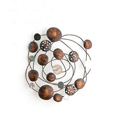 Eclipse Shell Metal Wall Art