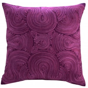 Swirl Cushion Purple Cover Only