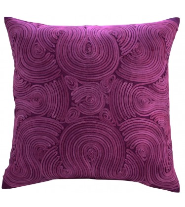 Swirl Cushion Purple Cover Only