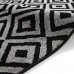 Trixx Geometry Black and Grey Rug